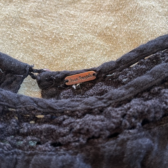 Free people black embroidered dress - Picture 3 of 5